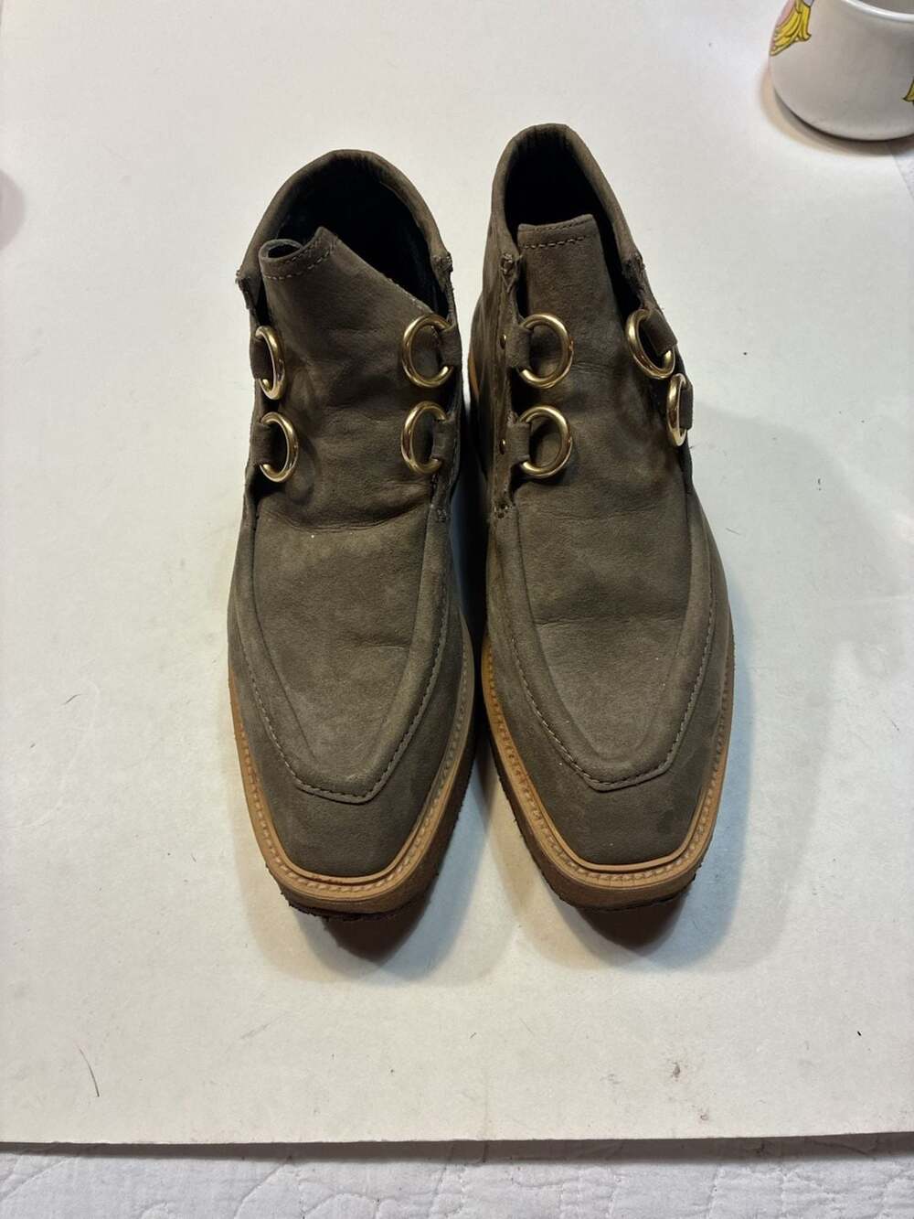 Stella McCartney Brody Eco Suede Platform Ankle Boots